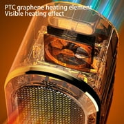 Space Heater,Portable Heater Electric Space Heaters for Indoor Use 1200W/800W Quiet Desk Heater Ceramic Small Heater, Fast Heating Heater Fan for Office