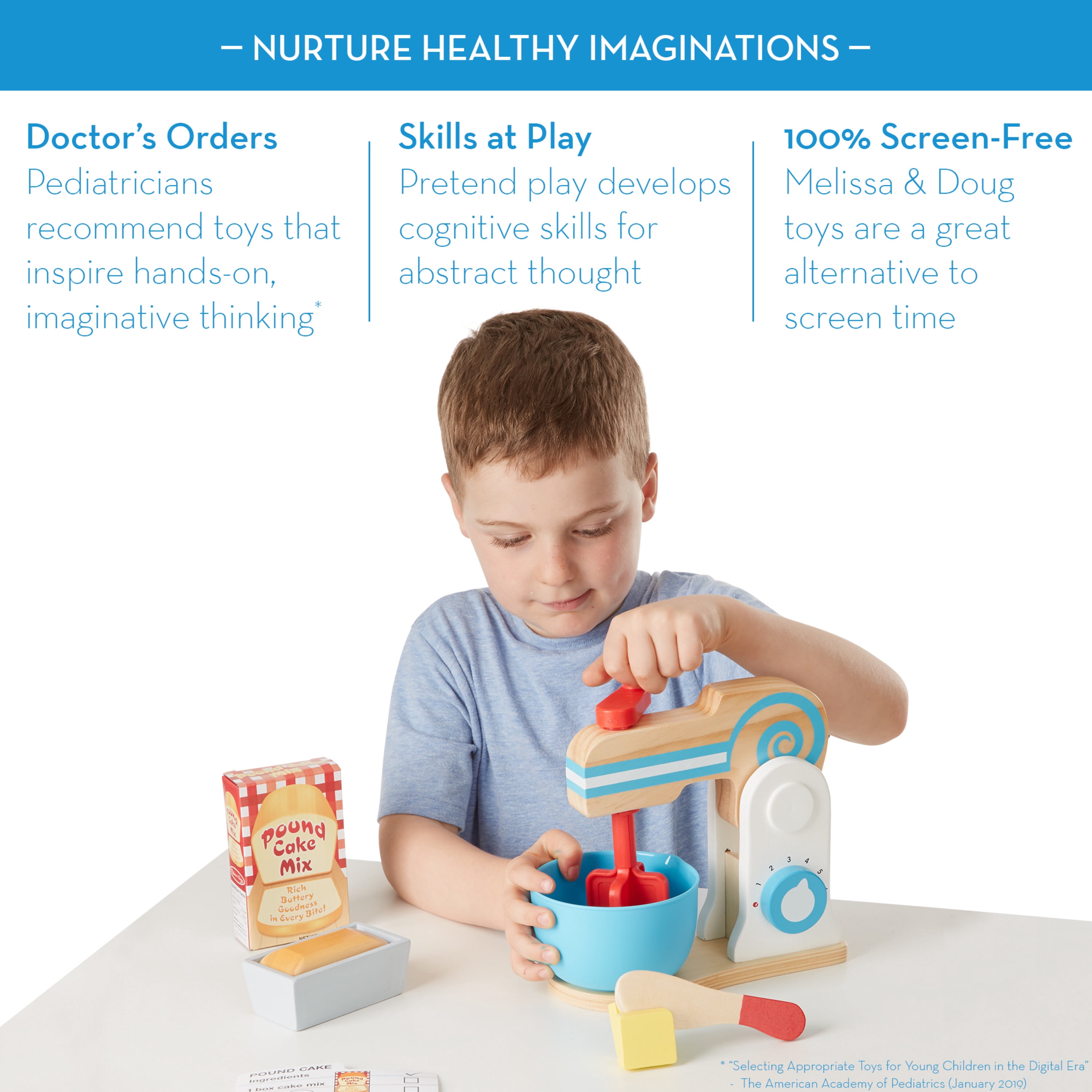 melissa and doug cake mixer set