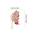 thumbnail image 3 of Delicate Rhinestones Butterfly Brooch Alloy Fashion Accessory For Dresses Coats And Jackets Clothing Accessories, 3 of 4