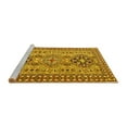 thumbnail image 2 of Ahgly Company Machine Washable Indoor Rectangle Persian Yellow Traditional Area Rugs, 5' x 7', 2 of 4