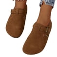 thumbnail image 4 of Mocasines de talla grande con hebilla y punta redonda para mujer recién llegados, 4 of 5