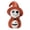 Orange., variant on NEXAVKPR Festives Smiling Witch Ghostly Resins Statue For Desktop Bookshelves Window Display Resins Ghostly Figurine with Witch Hat Design For Years Round Decoration