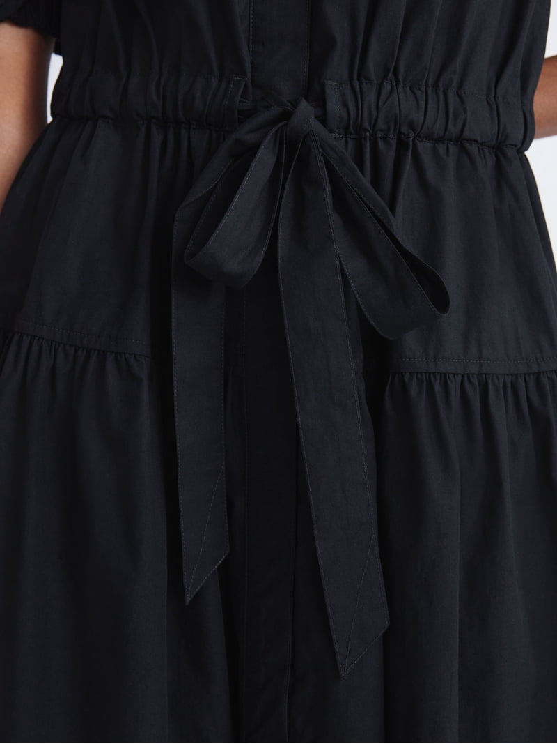 free assembly women's cotton midi dress with puff sleeves reviews Puff Sleeve Cotton Midi Dress (Women)