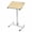 Oak, variant on ApexDesk Mobile Standing Desk with 90° Tilting Top & Dry Erase Surface (White) - Height Adjustable Pneumatic Laptop Cart - Foldable Rolling Presentation Podium with Tablet Slot & Cup Holder