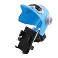 thumbnail image 1 of Support de téléphone portable pour casque, étanche et résistant au soleil, pour moto, véhicules électriques, guidons de vélo, bleu, 1 of 4