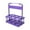 Dark Purple, variant on Bottle Holder Basdi Foldable Plastic Beer Rack - Portable 6-Bottle Holder and Cup Organizer | Space-Saving, Lightweight, Great for Parties, Camping and Outdoor Gatherings, 6-Bottle Beverage Rack