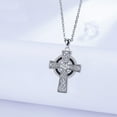 thumbnail image 2 of ICTPTOSL Cross Necklace for Women Sterling Silver Celtic Knot Cross Pendant Cross Jewelry Gifts for Women, 2 of 6
