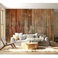 thumbnail image 6 of Tiptophomedecor Background & Patterns Wallpaper Wall Mural - Cottage Wooden Wall, 6 of 8