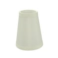 thumbnail image 3 of Aspen Creative 32661-5 Small Hardback Empire Shape Chandelier Clip-On Lamp Shade Set (5 Pack), Transitional Design in Off-White, 4" bottom width (2 1/2" x 4" x 5" ), 3 of 7