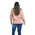 thumbnail image 3 of Blusa con manga kimino Roman Fashion /Tallas Extras, 1041 (Cafe) cafe 42, 3 of 6