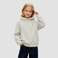 thumbnail image 2 of Girls Leopard Print Hoodie Kids Long Sleeve Fleece Sweatshirt Casual Hooded Top With Front Pocket For Daily School Outdoor Wear 2-12 Years, 2 of 7