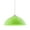 Green, variant on Industrial Pendant Lights Black Metal Finish Shade with Wire and Chain,1-Light Vintage Style Hanging Lighting - Yellow