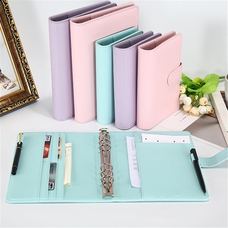 2019 PU leather Planner Agenda Binder Colorful Cover 2.5cm Ring A5 A6 Available