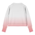 thumbnail image 5 of Hinvhai Tie-dyed Half Zip Pullover Girl Thumb Hole Cropped Hoodie Raglan Quarter Zipped Sweatshirt with Pockets Pink 13 Years, 5 of 5