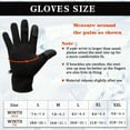 thumbnail image 6 of Drasry Neoprene Gloves Touchscreen 3 Cut Fingers Warm Cold Man Woman Winter Fishing Glove Black XL, 6 of 7