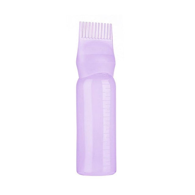 (Purple) 3 pcs hair blotting bottle - hair coloring comb applicator - essential tools for hair coloring - hair root comb applicator, hair coloring bot