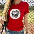 thumbnail image 2 of Blusa suelta estampada con cuello redondo y manga corta para mujer OAVQHLG3B Store  lin121212, 2 of 5