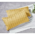 thumbnail image 2 of Home Soft Things Super Soft Decorative Pillow Covers, Set of 2, Jojoba Yellow, 14" x 26", 2 of 3