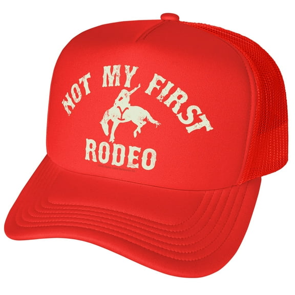 Yellowstone Not My First Rodeo Foam Snapback Trucker Hat - Unisex for Men and Women