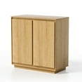 thumbnail image 6 of EYYTHUNG Buffet Storage Cabinet, Sideboard Accent Cabinet, Modern Credenza, 31.5 x 15.75 x 31.1 in, Natural Oak, 6 of 7