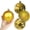 Gold, variant on GameXcel 4 in Christmas Ball Ornaments, 4 Pack Random Assorted Hanging Decorations for Tree, Wreath and Party Decor, Rose Gold