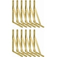 thumbnail image 1 of Heavy Duty Shelf Brackets Triangle Shelving Brackets Right Angle Wall Mounted Shelf Supporters Set of, 1 of 6