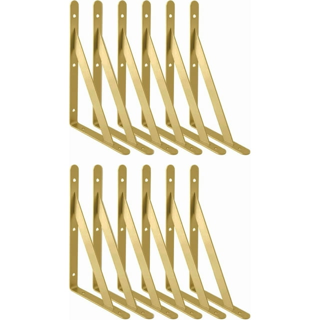 Heavy Duty Shelf Brackets Triangle Shelving Brackets Right Angle Wall Mounted Shelf Supporters Set of