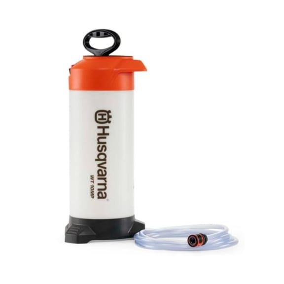 Husqvarna Construction 10 L Pressurized Water Tank With 10 Ft Hose