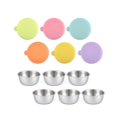 thumbnail image 1 of 1.6oz Salad Dressing Container With Lids, Condiment Containers To Go, Leakproof Dipping Sauce Cups, 1 of 5