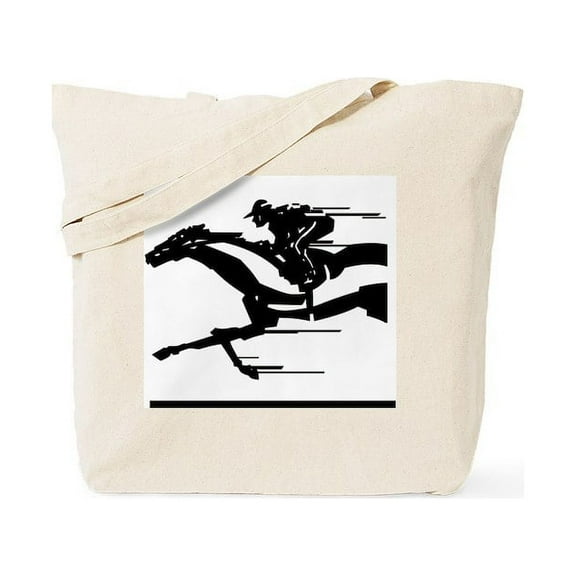 CafePress - Horse Racing Tote Bag - Unisex Canvas Tote Bag, Beige, 1-Piece