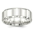 thumbnail image 5 of 925 Sterling Silver 8mm Polished Fancy Band Ring Size 13, 5 of 7