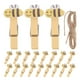 thumbnail image 1 of 20 mini pinzas de ropa de madera con forma de dibujos animados para fotos, con cuerda., 1 of 8
