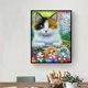 thumbnail image 1 of Cuadros Decorativos 5D DIY Diamante Pintura Gatos Animal Taladro Redondo Completo Rhinestone Mosaico Imágenes Tmvgtek embutido en tela, 1 of 9