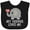 AB-Black, variant on Inktastic Nanna Loves Me Grandchild Boys or Girls Baby Bib