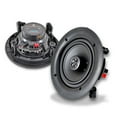 thumbnail image 3 of Pyle PDIC66 200 Watt 6.5 Inch In Wall Flush Mount 2 Way Speakers, White (1 Pair), 3 of 4