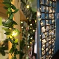 thumbnail image 5 of 5M 50LED Artificial Leave Garland Realistic Vine Leaf Wreath with String Lights for Wedding Party Holiday Christmas Home Decor, 5 of 10