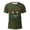 Army Green, variant on NinXxx Men's Oversized City Print Crew Neck Loose Casual Sports Tee Purple M