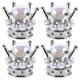 thumbnail image 1 of VERDANVERSE 4Ud Cubiertas De Válvula Para Llantas Con Incrustaciones De Rhinestone Resistentes A Corrosión, 1 of 6