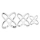 thumbnail image 5 of CRILSTYLEO 3Ud Anillos Para Pañuelos En Acero Inoxidable Con Clip Moderno Para Bufandas Y Camisetas En Plata, 5 of 7