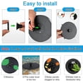 thumbnail image 4 of Solar Fountain, Solar Fountain pump with Storage Battery and LED light, 7 Nozzles Floating Outdoor Fountain for Garden, 4 of 4