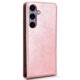 thumbnail image 2 of For Samsung Galaxy S24 Case with Card Slot Magnetic Vertical Flip Leather Phone Cover - Orange, 2 of 5