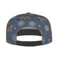 thumbnail image 4 of Haiem Squirrel And Snowflakes Classic Snapback Cap Flat Bill Hat Baseball Cap Adjustable Size Cotton Dad Hat, 4 of 9