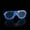 Blue, variant on Flashing LED Multi-Color Party Glasses, Light-Up Show Glasses, Slotted Shutter LED Glasses for Parties, Concerts, Festivals, Night Events, Colorful LED Costume Accessories