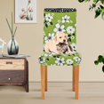 thumbnail image 4 of Yayeee 2 Pack Dining Chair Covers Stretch Parson Chairs Slipcovers Seat Protector, Retro Floral, 4 of 6