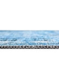 thumbnail image 4 of Unique Loom Roma Renaissance Washable Rug ,2' 7" x 12' 2",Aqua Blue, 4 of 6