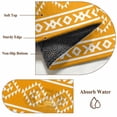 thumbnail image 6 of Yellow Boho Area Rugs 5'x7', Washable Small Throw Rugs for Laundry Room Playroom, Abstract Geometric Bohemia Ethnic Striped Indoor Outdoor Rug Non-Slip Low Pile Carpet Runner Reversible Floor Mats, 6 of 8
