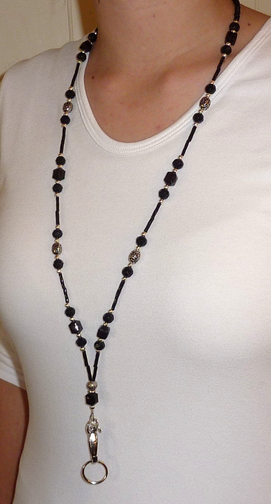 3 Pack of Our Most Popular Beaded Fashion Lanyards ID Badge Holders Strong