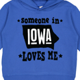thumbnail image 3 of Inktastic Someone in Iowa Loves Me Souvenir Toddler Hoodie, 3 of 4