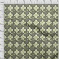 thumbnail image 4 of oneOone Cotton Jersey Light Yellow Fabric Asian Tile Traditional Floral Dress Material Fabric Print Fabric By The Yard 58 Inch Wide, 4 of 4