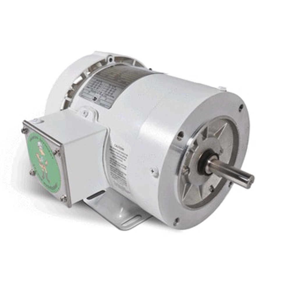 1/2 hp 1140 RPM 56C Frame TENV 208-230/460V Wash Down Duty Leeson ...